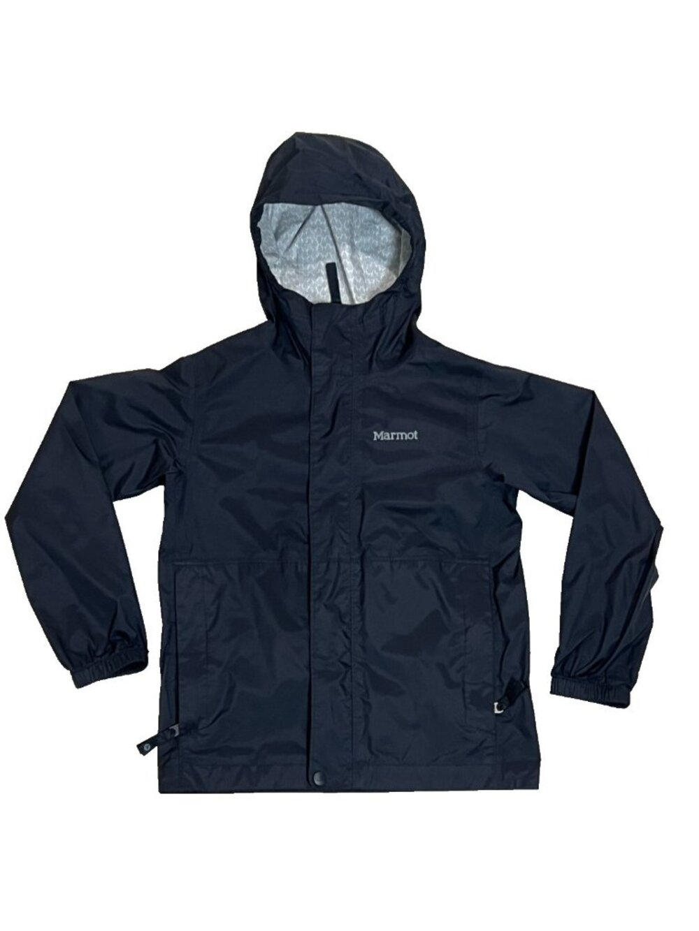 Marmot Boys Rain Wind Jacket  Size S (6-7) Waterproof Hooded Outdoor Hiking